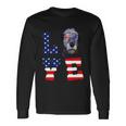 Irish Wolfhound Love Dog American Flag 4Th Of July Usa Long Sleeve T-Shirt Gifts ideas