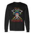 Its All Fun & Games Until Someone Needs An Eyepatch Pirate Skull Long Sleeve T-Shirt Gifts ideas