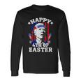 Joe Biden Happy 4Th Of Easter American Flag Hunt Egg Tshirt Long Sleeve T-Shirt Gifts ideas