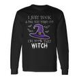 I Just Took A Dna Test Halloween Witch Long Sleeve T-Shirt Gifts ideas