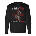 Knights Templar Shirt A Child Of God A Man Of Faith A Warrior Of Christ Long Sleeve T-Shirt Gifts ideas