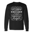 Legends Were Born In September 1982 40Th Birthday Men Women Long Sleeve T-Shirt T-shirt Graphic Print Gifts ideas