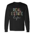 Leopard Real Estate Life Agent Realtor Investor Home Broker Tshirt Long Sleeve T-Shirt Gifts ideas