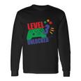 Level 3 Unlocked 3Rd Gamer Video Game Birthday Video Game Long Sleeve T-Shirt Gifts ideas