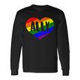 Lgbt Pride Love Ally Heart Long Sleeve T-Shirt Gifts ideas