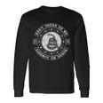 Liberty Or Death 1776 Dont Tread On Me Long Sleeve T-Shirt Gifts ideas