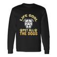 Life Goal Pet All The Dogs Nft Puppy Face Long Sleeve T-Shirt Gifts ideas