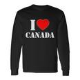 I Love Canada Long Sleeve T-Shirt Gifts ideas