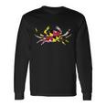 Maryland Flag Crab Long Sleeve T-Shirt Gifts ideas