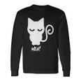 Meh Cat Halloween Quote Long Sleeve T-Shirt Gifts ideas