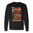 Motivational Basketball Christianity Quote Christian Basketball Bible Verse Long Sleeve T-Shirt Gifts ideas