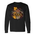 Nana Pumpkin Leopard Sunflower Halloween Long Sleeve T-Shirt Gifts ideas