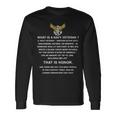 What Is A Navy Veteran For Her Long Sleeve T-Shirt Gifts ideas