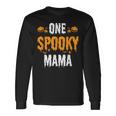 One Spooky Mama Mother Matching Halloween Long Sleeve T-Shirt Gifts ideas