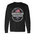 The Peoples Convoy American Trucker 2022 United States Of America Long Sleeve T-Shirt Gifts ideas