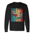 Pinball Retro Vintage Multiball Pinball Machine Arcade Game Long Sleeve T-Shirt Gifts ideas