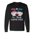 Pink Or Blue We Always Love You Elephant Gender Reveal Long Sleeve T-Shirt Gifts ideas