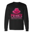 Private Detective Investigation Spy Investigator Spying Long Sleeve T-Shirt Gifts ideas