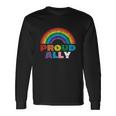 Proud Ally Lgbt Rainbow Gay Pride Month Tshirt Long Sleeve T-Shirt Gifts ideas