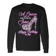 A Queen Was Born In June Fancy Birthday Long Sleeve T-Shirt Gifts ideas