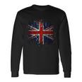 Ripped Uk Great Britain Union Jack Torn Flag Long Sleeve T-Shirt Gifts ideas