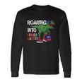 Roaring Into Kindergarten Dinosaur Back To School Long Sleeve T-Shirt Gifts ideas