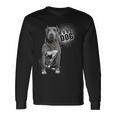 Rude Dog Pitbull Lover Long Sleeve T-Shirt Gifts ideas