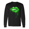 Sexy Lips Cannabis 420 Marijuana Weed Long Sleeve T-Shirt Gifts ideas