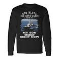 My Son Is On Uss Curtis Wilbur Ddg Long Sleeve T-Shirt Gifts ideas