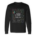 Square Root Of 100 10Th Birthday 10 Year Old Math Bday Tshirt Long Sleeve T-Shirt Gifts ideas