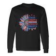 Star Stripes Reproductive Rights America Sunflower Pro Choice Pro Roe Long Sleeve T-Shirt Gifts ideas