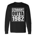Straight Outta 1982 40Th Birthday Long Sleeve T-Shirt Gifts ideas