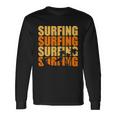 Surfing Retro Beach Long Sleeve T-Shirt Gifts ideas