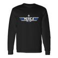 Top Merica For 4Th Of July Us Patriotic America Gun Long Sleeve T-Shirt Gifts ideas