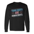 Trans Rights Are Human Rights Trans Pride Transgender Lgbt Long Sleeve T-Shirt Gifts ideas