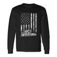 Truck Driver American Flag Trucker Vintage Long Sleeve T-Shirt Gifts ideas