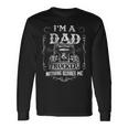 Trucker Truck Driver Fun Fathers Day Im A Dad And Trucker Vintage Long Sleeve T-Shirt Gifts ideas