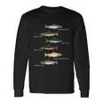 Types Of Trout Fish Species Collection Fishing Long Sleeve T-Shirt Gifts ideas