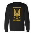 Ukraine Trident Shirt Ukraine Ukraine Coat Of Arms Ukrainian Patriotic Long Sleeve T-Shirt Gifts ideas