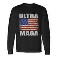 Ultra Maga America Flag Long Sleeve T-Shirt Gifts ideas