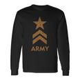 US Army Vintage Distressed Tshirt Long Sleeve T-Shirt Gifts ideas