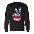 Usa Simple Peace Sign Long Sleeve T-Shirt Gifts ideas