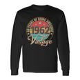 Vintage 1962 Birthday 60 Years Of Being Awesome Emblem Long Sleeve T-Shirt Gifts ideas