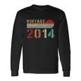 Vintage 2014 8 Years Old Boys And Girls 8Th Birthday Long Sleeve T-Shirt Gifts ideas