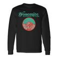 Vintage 80S Badge Yosemite National Park Half Dome Graphic Long Sleeve T-Shirt Gifts ideas
