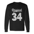 Vintage Of It´S My 34Th Birthday Long Sleeve T-Shirt Gifts ideas