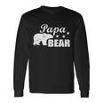 Vintage Papa Bear Tshirt Long Sleeve T-Shirt Gifts ideas