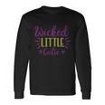 Wicked Little Cutie Halloween Quote V5 Long Sleeve T-Shirt Gifts ideas