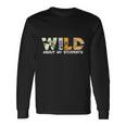 Wild About My Students Proud Teacher Graphic Plus Size Shirt For Teacher Female Long Sleeve T-Shirt Gifts ideas