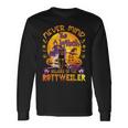 The Witch Beware Of The Rottweiler Halloween Long Sleeve T-Shirt Gifts ideas